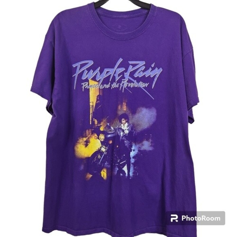Prince Purple Rain Prince and the Revolution Short Sleeve Tee Size XL
